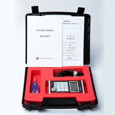 NDT Tester, Metal Digital Ultrasonic Thickness Gauge 0.1 / 0.01mm Resolution