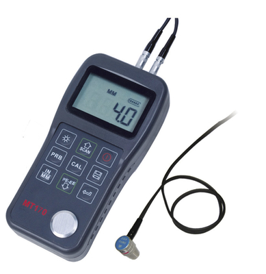 MT170 Ultrasonic Digital Thickness Gauge 0.65mm ～ 600mm with 4.5 Digits LCD